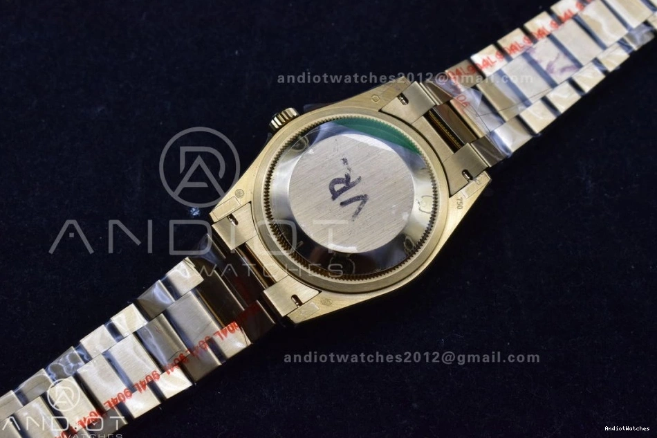 Bracelet Square Best Grey Steel QF 36 President DayDate YG on with Weight) V5 Diamond Dial Sophisticated vr3255 (Gain 698 904L Edition 0825